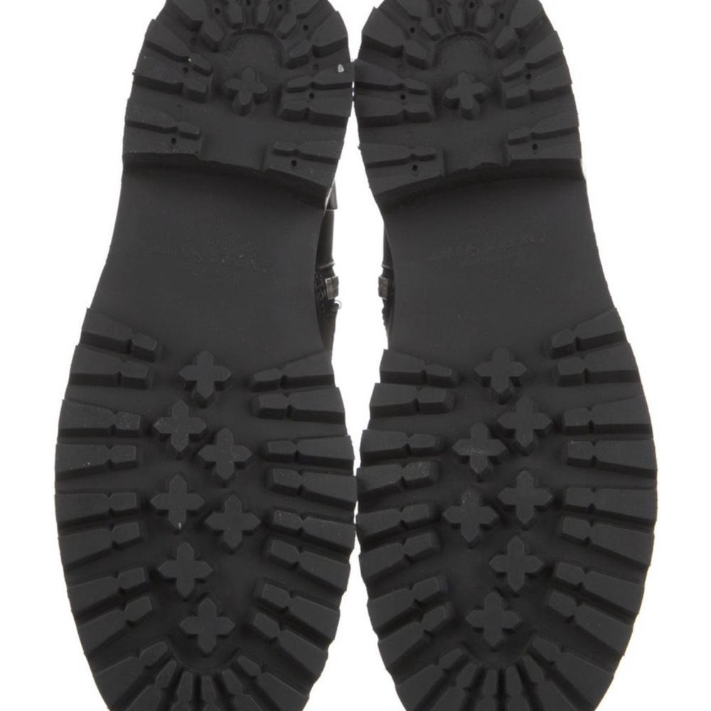 Elegant Black Women's Combat Boots - Picture 4 of 4